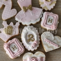 Pembe & Altın Prenses Pastası kurabiye & Cupcake<br>